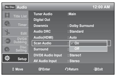 SAMSUNG DVD-R174 - Scan Audio (DVDs only) - 2