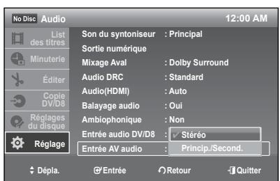 SAMSUNG DVD-R174 - Entree AV Audio - 1