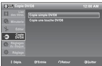 SAMSUNG DVD-R174 - Copie simple DV/D8 - 1