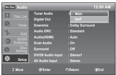SAMSUNG DVD-R174 - Tuner Audio - 1