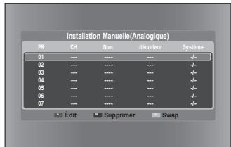 SAMSUNG DVD-SH895 - Installation manuelle (analogue) - 2
