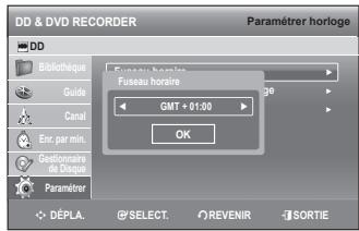 SAMSUNG DVD-SH895 - Fuseau horaire - 1
