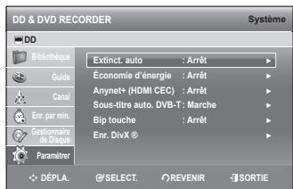SAMSUNG DVD-SH895 - Liste de favoris (numérique) - 2