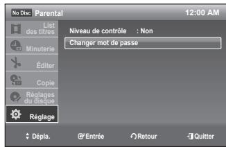 SAMSUNG DVD-VR375 - Changer mot de passer - 1
