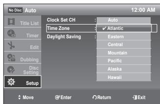 SAMSUNG DVD-VR375 - Daylight Saving : - 4