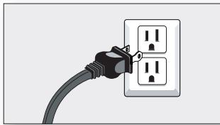 SAMSUNG DVD-VR375 - Connecting the Power Cord - 1