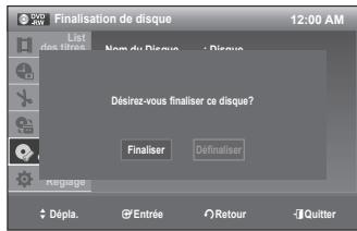 SAMSUNG DVD-VR375 - Finalisation de disque - 4
