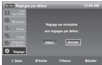 SAMSUNG DVD-VR375 - Réglages par défaut - 2