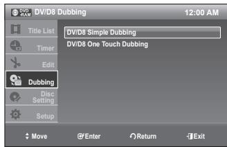SAMSUNG DVD-VR375 - DV/D8 Simple Dubbing - 1