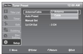 SAMSUNG DVD-VR375 - Channel Set - 1