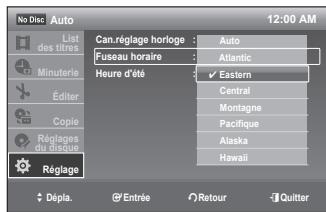 SAMSUNG DVD-VR375 - Heure d'eté : - 4