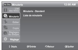 SAMSUNG DVD-VR375 - NAVIGATION DANS LE MENU DE L'ÉCRAN - 1