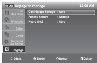 SAMSUNG DVD-VR375 - Heure d'eté : - 2