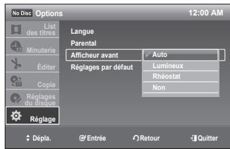 SAMSUNG DVD-VR375 - Afficheur avant - 1