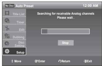 SAMSUNG DVD-VR375 - Auto Preset - 2