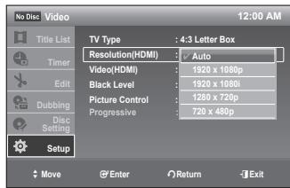 SAMSUNG DVD-VR375 - Resolution (HDMI) - 1