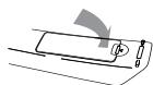 SAMSUNG DVD-VR375 - Installing batteries in the Remote Control - 5