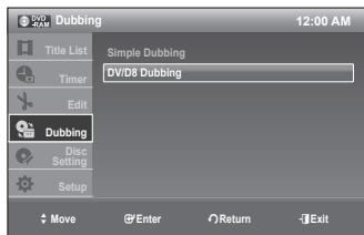 SAMSUNG DVD-VR375 - DV/D8 DUBBING - 1