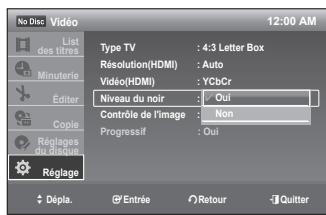 SAMSUNG DVD-VR375 - Niveau du noir - 1