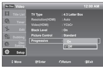 SAMSUNG DVD-VR375 - PROGRESSIVE SCAN - 2