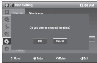 SAMSUNG DVD-VR375 - Erase All Titles - 4