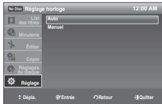 SAMSUNG DVD-VR375 - Heure d'eté : - 1