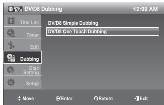 SAMSUNG DVD-VR375 - DV/D8 One Touch Dubbing - 1