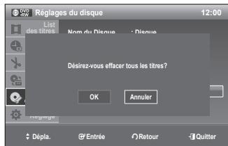 SAMSUNG DVD-VR375 - Effacer tous les titres - 4