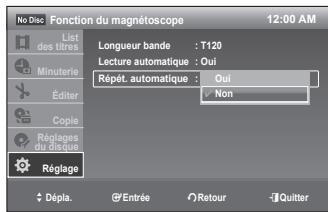 SAMSUNG DVD-VR375 - Répetition automatique - 1