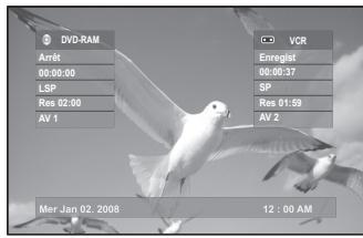 SAMSUNG DVD-VR375 - Durée maximale d'enregistrement - modes SP et EP - 2