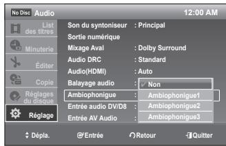 SAMSUNG DVD-VR375 - Ambiophonigue - 2