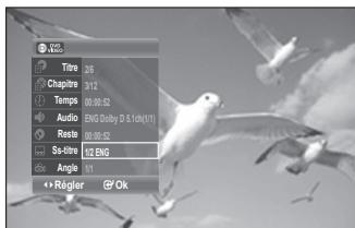 SAMSUNG DVD-VR375A - Durée restante - 2