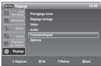 SAMSUNG DVD-VR375A - Configuration des paramètres - 1
