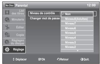 SAMSUNG DVD-VR375A - Réglage de la signalétique - 1