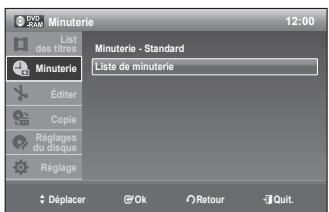 SAMSUNG DVD-VR375A - Modifier la LISTE des enregistrements programmés - 7