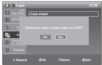SAMSUNG DVD-VR375A - Copie du magnétoscope vers le lecteur DVD - 2