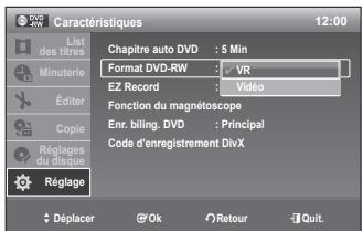 SAMSUNG DVD-VR375A - Format dvd-rw - 2