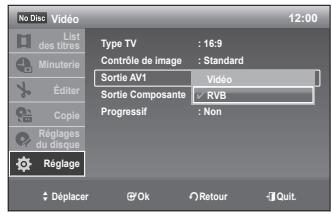SAMSUNG DVD-VR375A - Sortie AV1 - 1