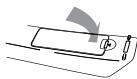 SAMSUNG DVD-VR375A - Insertion des piles dans la télécommande - 5