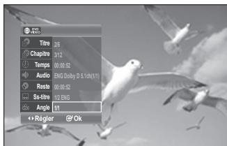 SAMSUNG DVD-VR375A - Changement de l'angle de caméra - 2