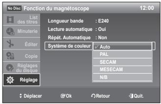 SAMSUNG DVD-VR375A - Système de couleurs - 1