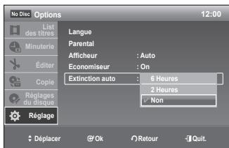 SAMSUNG DVD-VR375A - Extinction automatique - 1