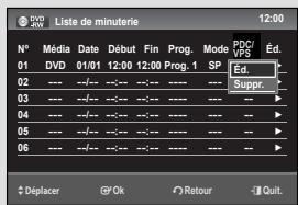 SAMSUNG DVD-VR475A - Éteignez l'appareil pour finaliser le réglage de l'enregistrement programme. - 3