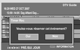 SAMSUNG DVD-VR475A - Avant d'utiliser cette fonction, assurez-vous que l'horloge est réglée correctement (voir pages 23 à 24). - 2