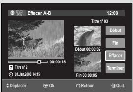 SAMSUNG DVD-VR475A - Supprimer une section d'un titre - 2