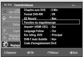 SAMSUNG DVD-VR475A - Lecture automatique - 1