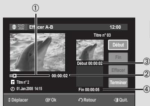 SAMSUNG DVD-VR475A - Supprimer une section d'un titre - 4