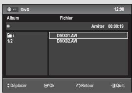 SAMSUNG DVD-VR475A - Lecture d'un disque MPEG-4 - 1