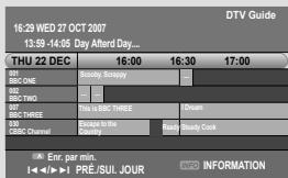 SAMSUNG DVD-VR475A - Avant d'utiliser cette fonction, assurez-vous que l'horloge est réglée correctement (voir pages 23 à 24). - 1
