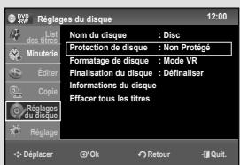 SAMSUNG DVD-VR475A - Modification du nom du disque - 6